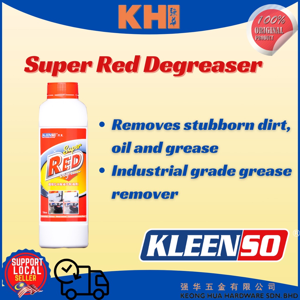 Kleenso Super Red Degreaser 1L Shopee Malaysia