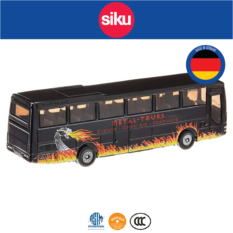 Siku 1624 MAN Coach Die Cast Vehicle in Blister Pack