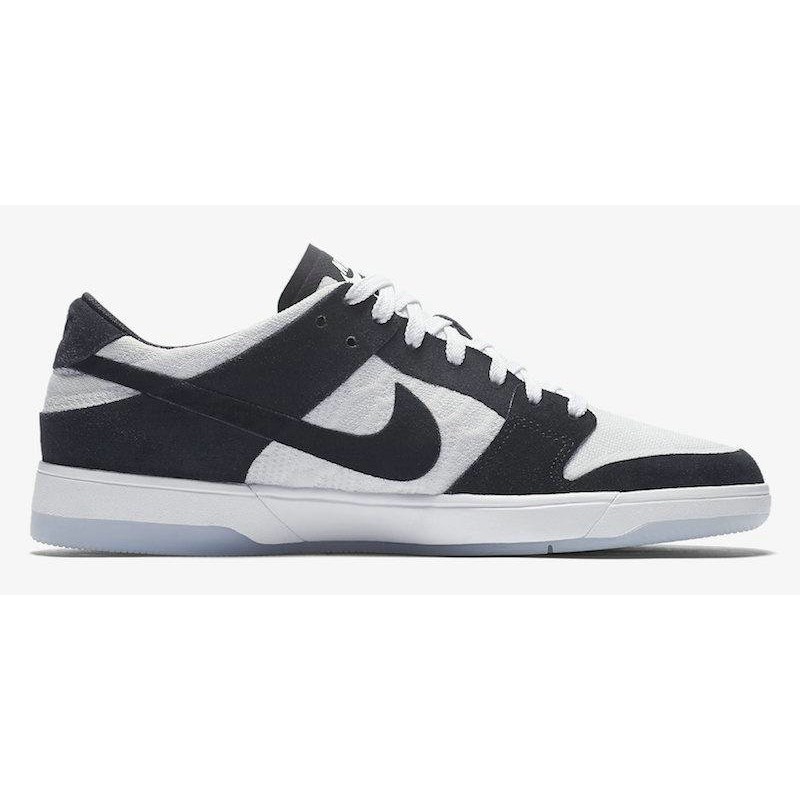 sb dunk black and white