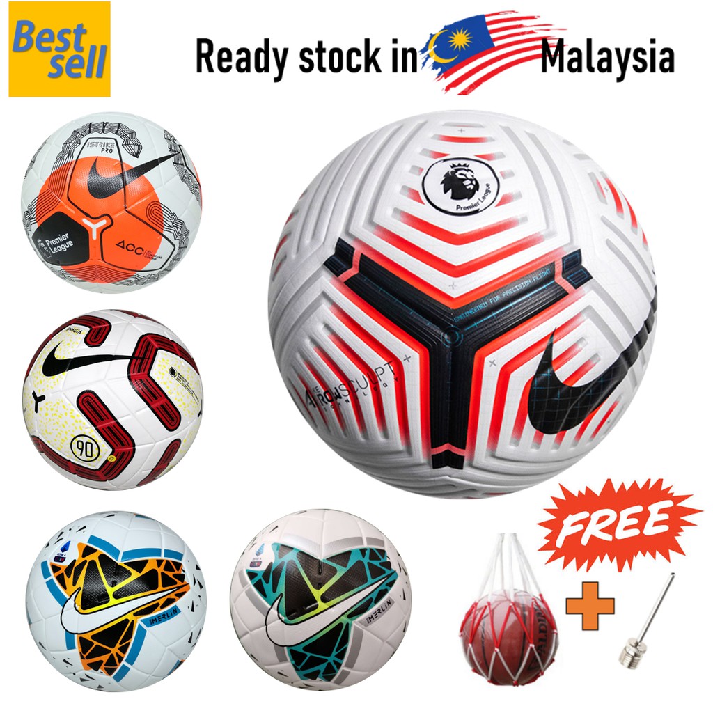 Nike Football Laminated Merlin Liga Italy Serie A League 2019 2020 Football Shopee Malaysia