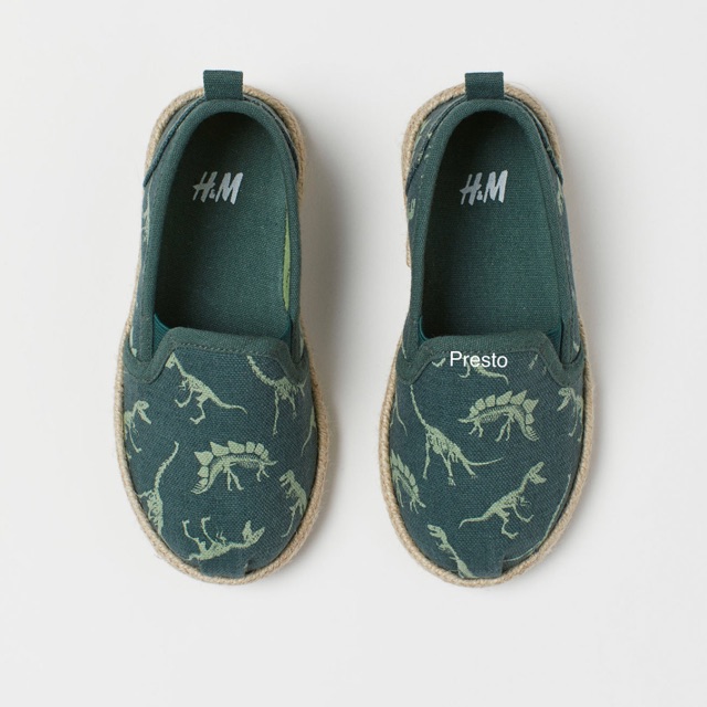 H&amp;M Kids Shoes Espadrilles Dinosaurs Shopee Malaysia