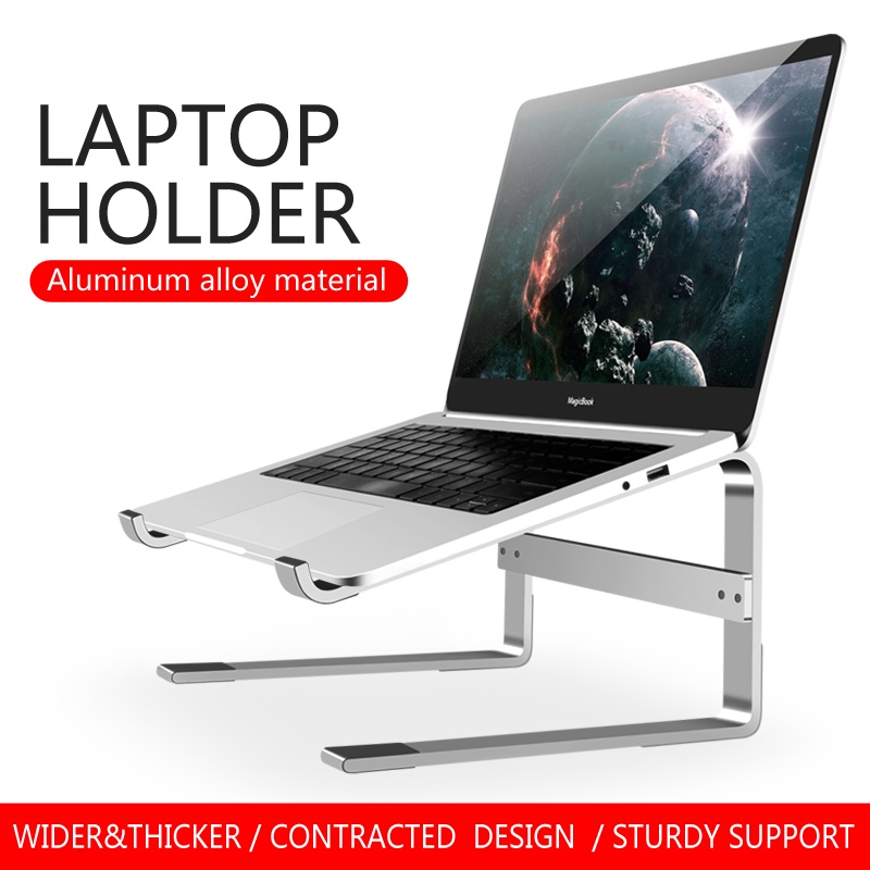 Laptop Stand Alloy Detachable Tablet Holder Non Slip Desktop Holder for 10-18inch laptops