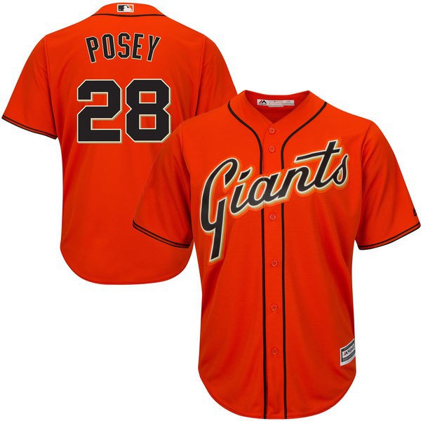 buster posey grey jersey