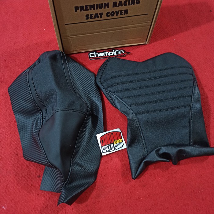 Racing Seat Cover New Ninja 250FI 250 FI 2018 Black Omt Leather Seat