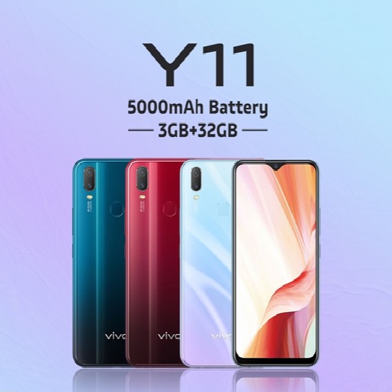 Vivo Y11 New Skyline Blue 3gb Ram 32gb Warranty By Vivo Malaysia J Shopee Malaysia