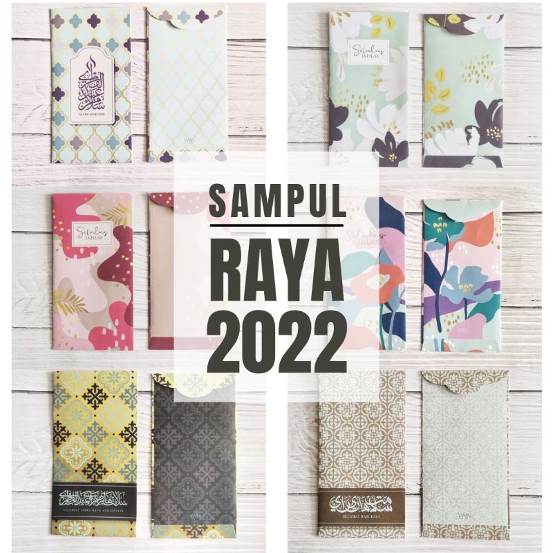 [READY STOCK] ‼️SAMPUL DUIT RAYA 2022 (5pcs/pack) Shopee Malaysia