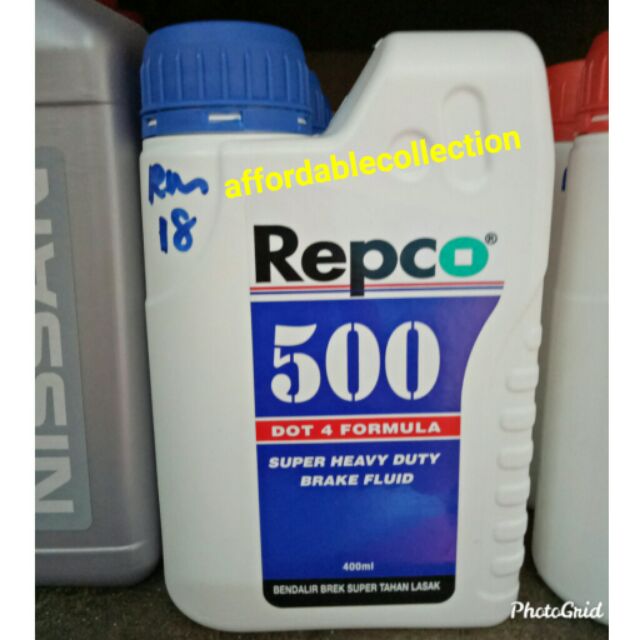 Repco Dot 3 Dot 4 500 Fomula Brake Oil Fluids Minyak Brek Kereta Shopee Malaysia