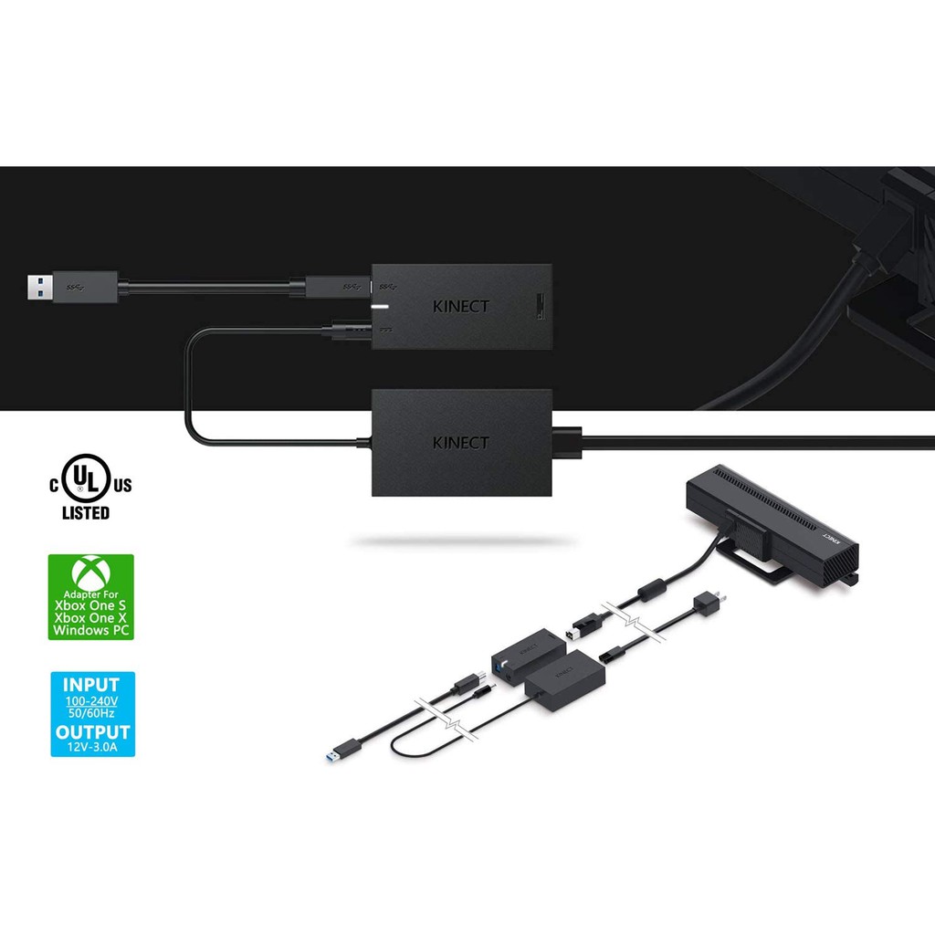 kinect adapter for xbox one s and windows pc