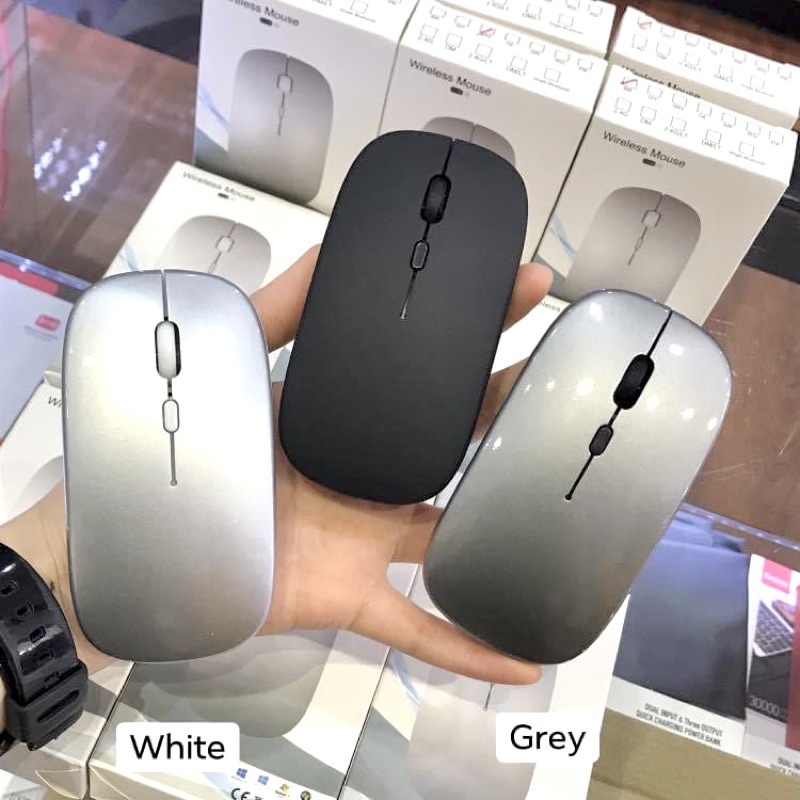Wireless Mouse LED Rechargeable 2.4Ghz Receiver Optical Adjustable Bluetooth mouse wireless for PC Laptop IPad