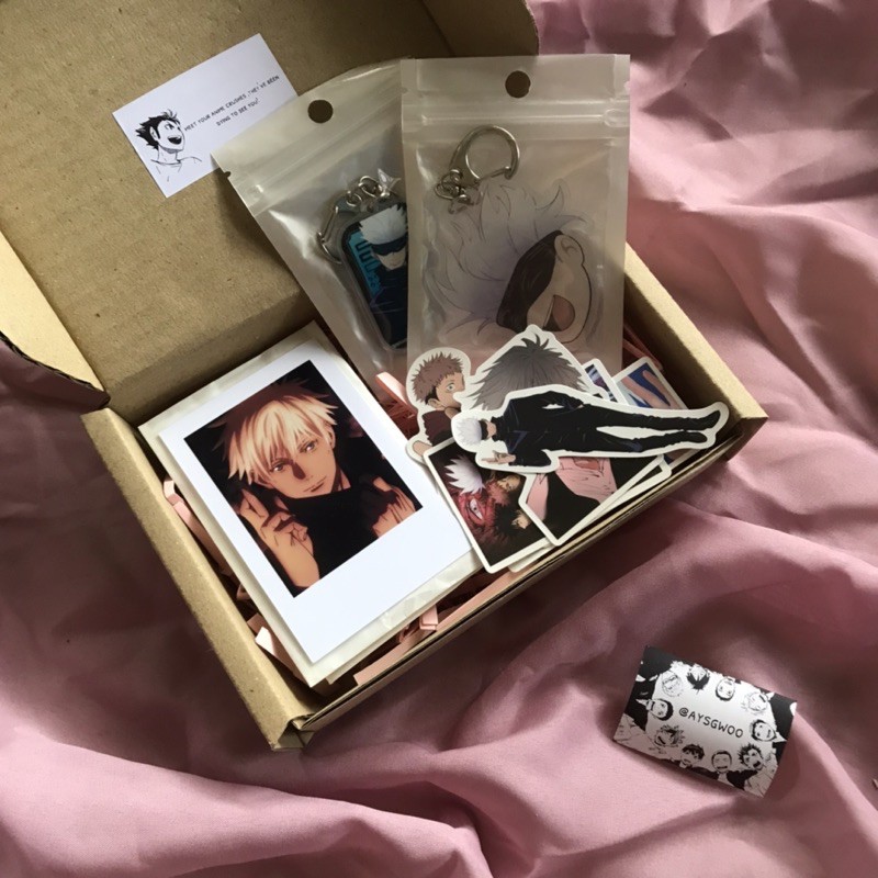 Anime Jujutsu Kaisen Gift Set Boxes Gojo Satoru Sukuna Megumi Fushiguro Yuji Itadori Nanami Inumaki