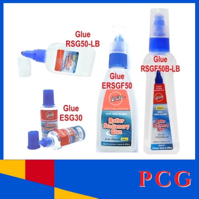 Elite Stationery Glue RSG50BLB (50ml) / RSG50LB (50ml) / ERSGF50