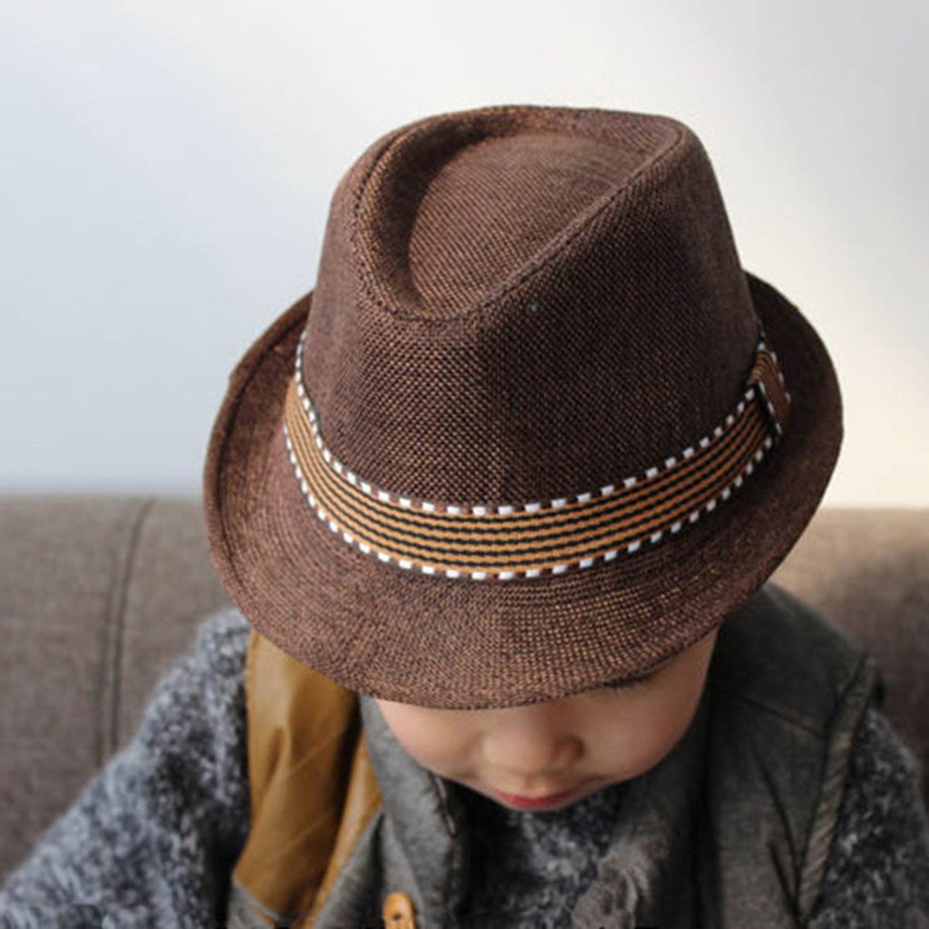 baby boy trilby hat