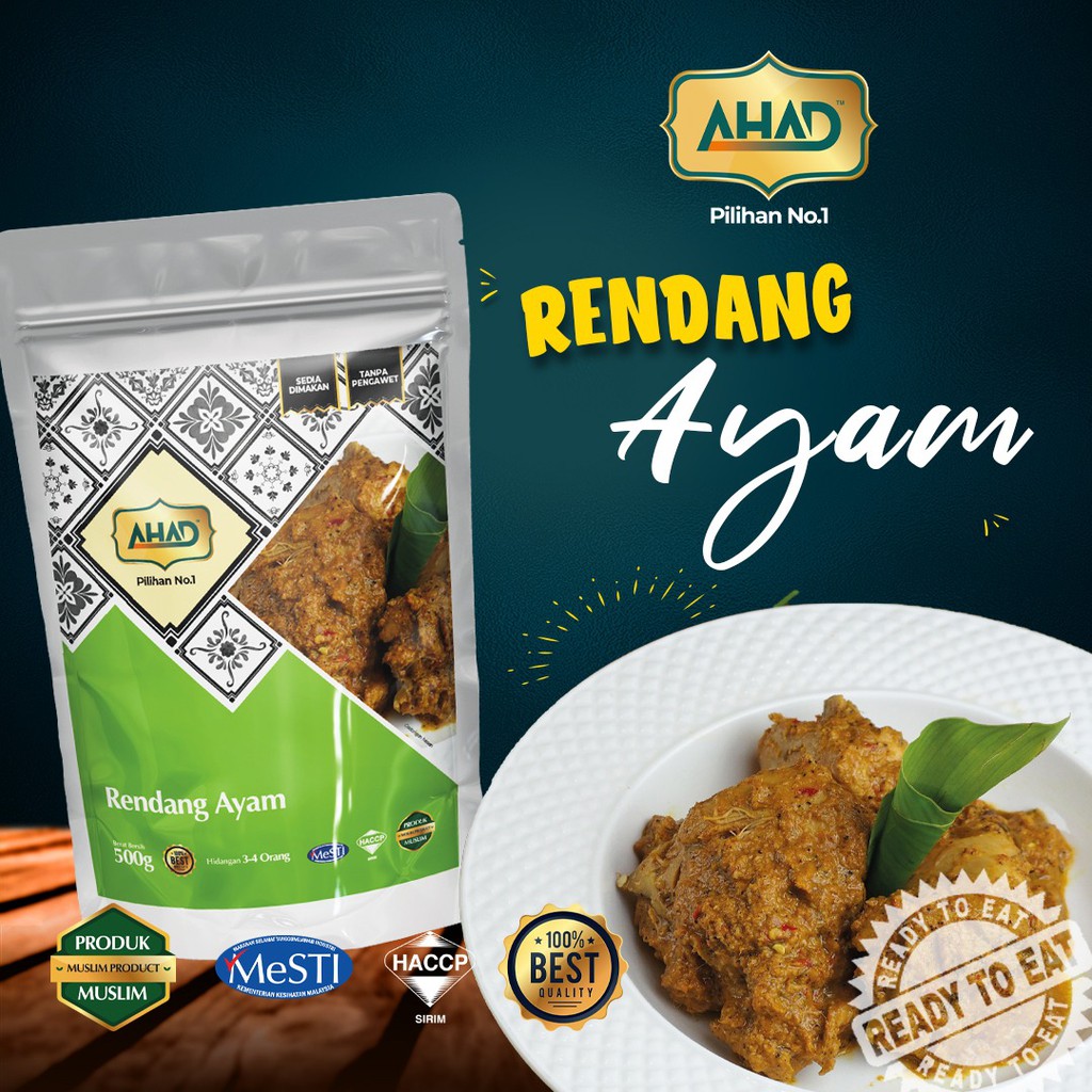 Ayam resepi negeri sembilan original rendang Rendang Ayam