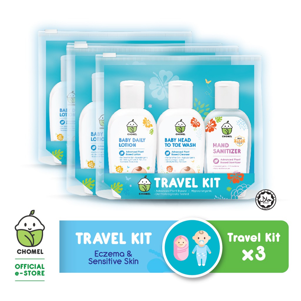 CHOMEL Travel Kit (50ml X 3) X 3