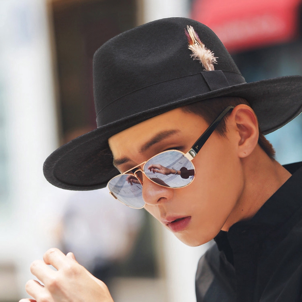 wool fedora hat mens