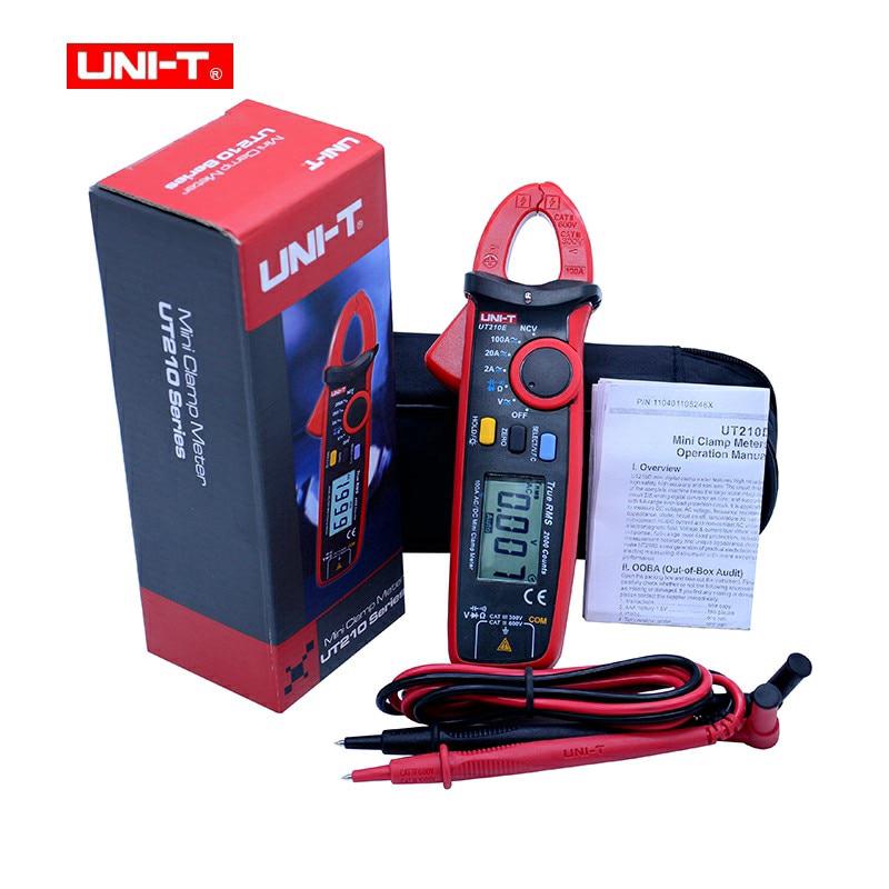 UNIT UT210E UT210D Digital Clamp Meter True RMS Multimeter Ammeter
