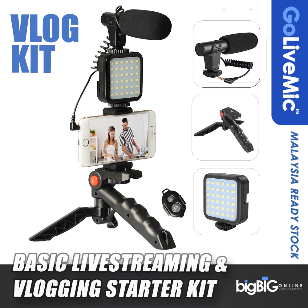 Golive Basic Vlog Kits for Youtuber, Content Creator, Vlogging