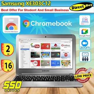 Samsung XE303C12-A01US Chromebook - Samsung Exynos 1.70 GHz 2 GB RAM - 16 GB SSD 11.6” Display