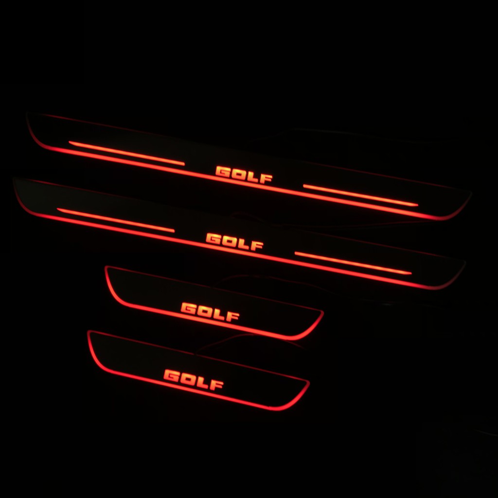Led Moving Door Scuff For Volkswagen Golf 7 Door Sill Plate Light