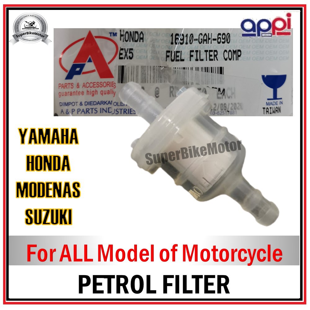 100 Original APPI PETROL FILTER / FUEL FILTER For ALL Model Of