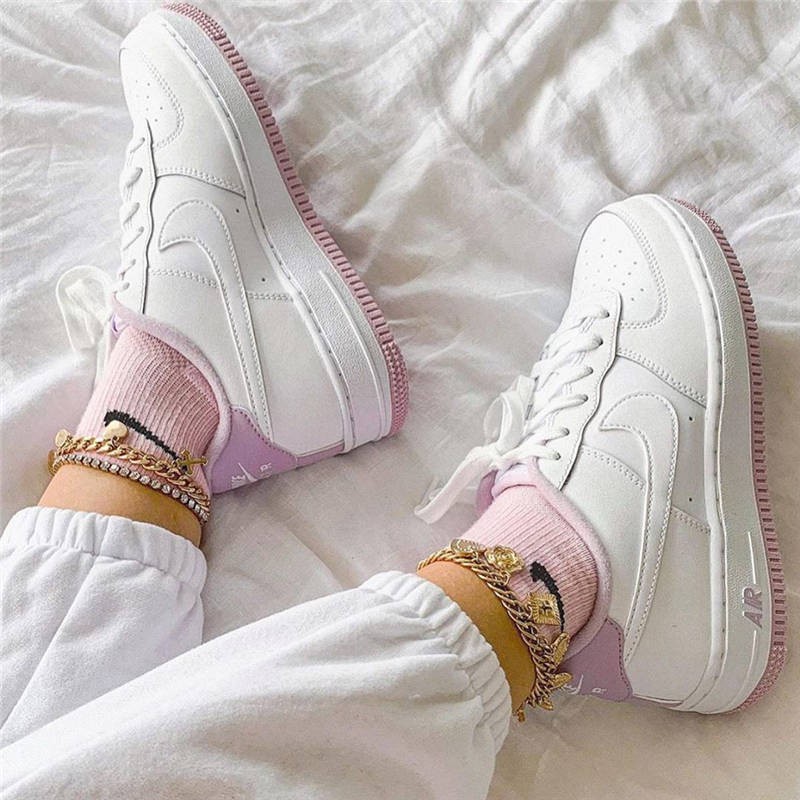 nike air force 1 white lilac