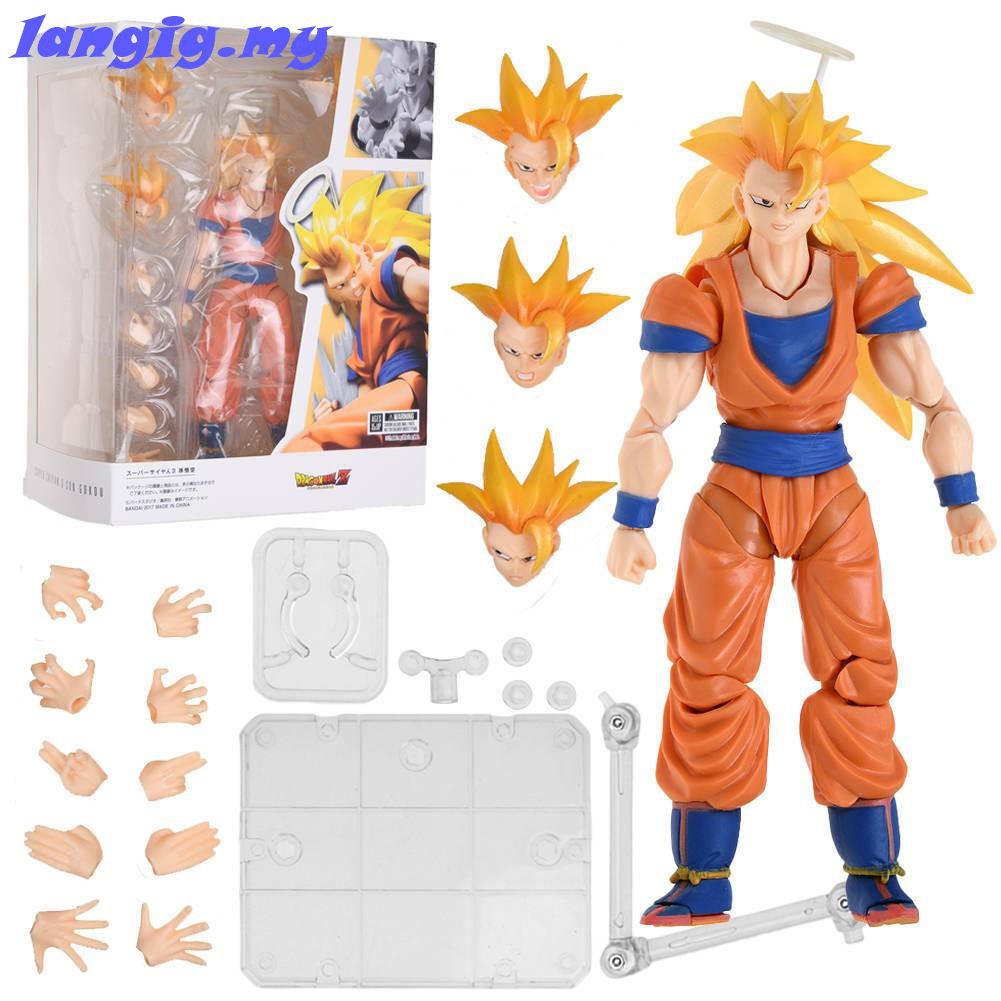 S H Figuarts Shf Dragon Ball Z Super Saiyan 3 Son Goku 6 Movable Pvc Figure Toy Tv Movie Video Games Action Figures