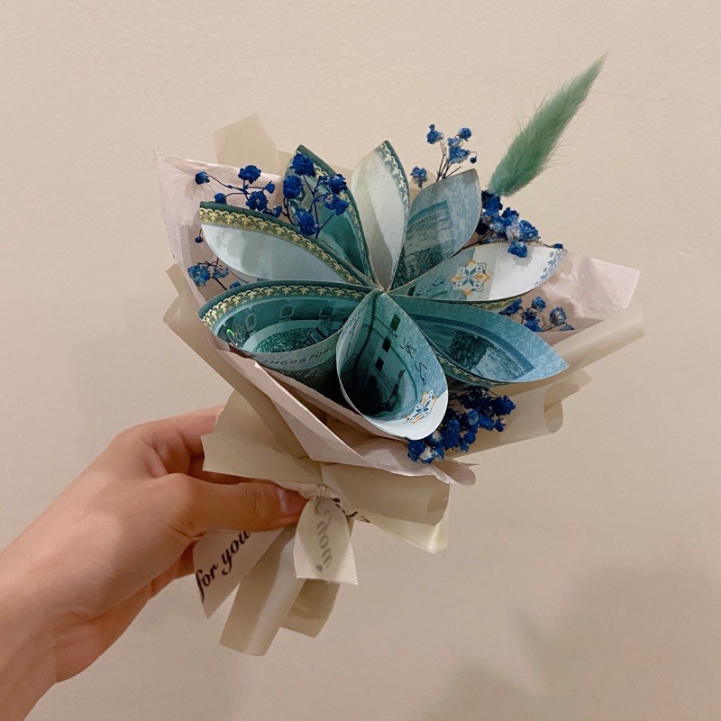 Buy 4 X Rm50 Cash Money Bouquet 干花钱花束bouquet Duit Bunga Dried Flower Bouquet Handmade Gift Seetracker Malaysia