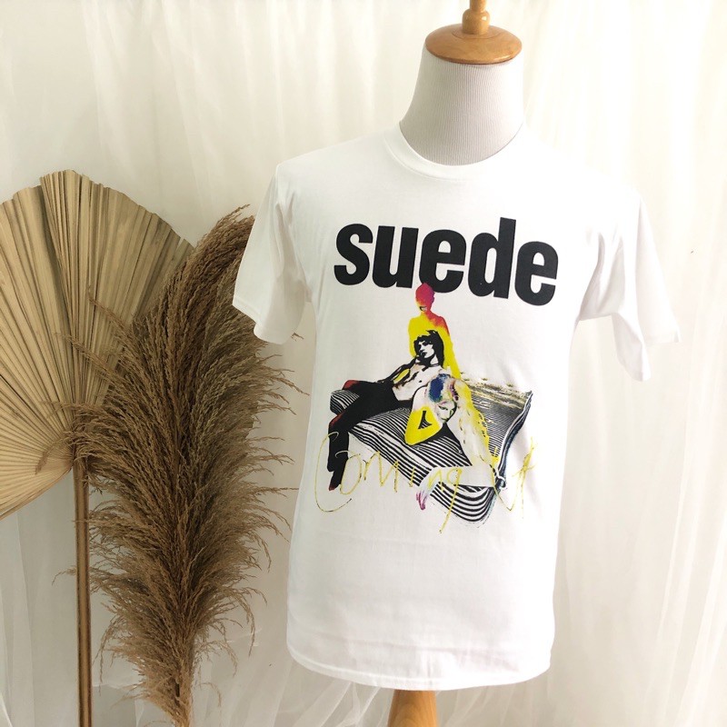 SUEDE BAND TSHIRT UNISEX Shopee Malaysia