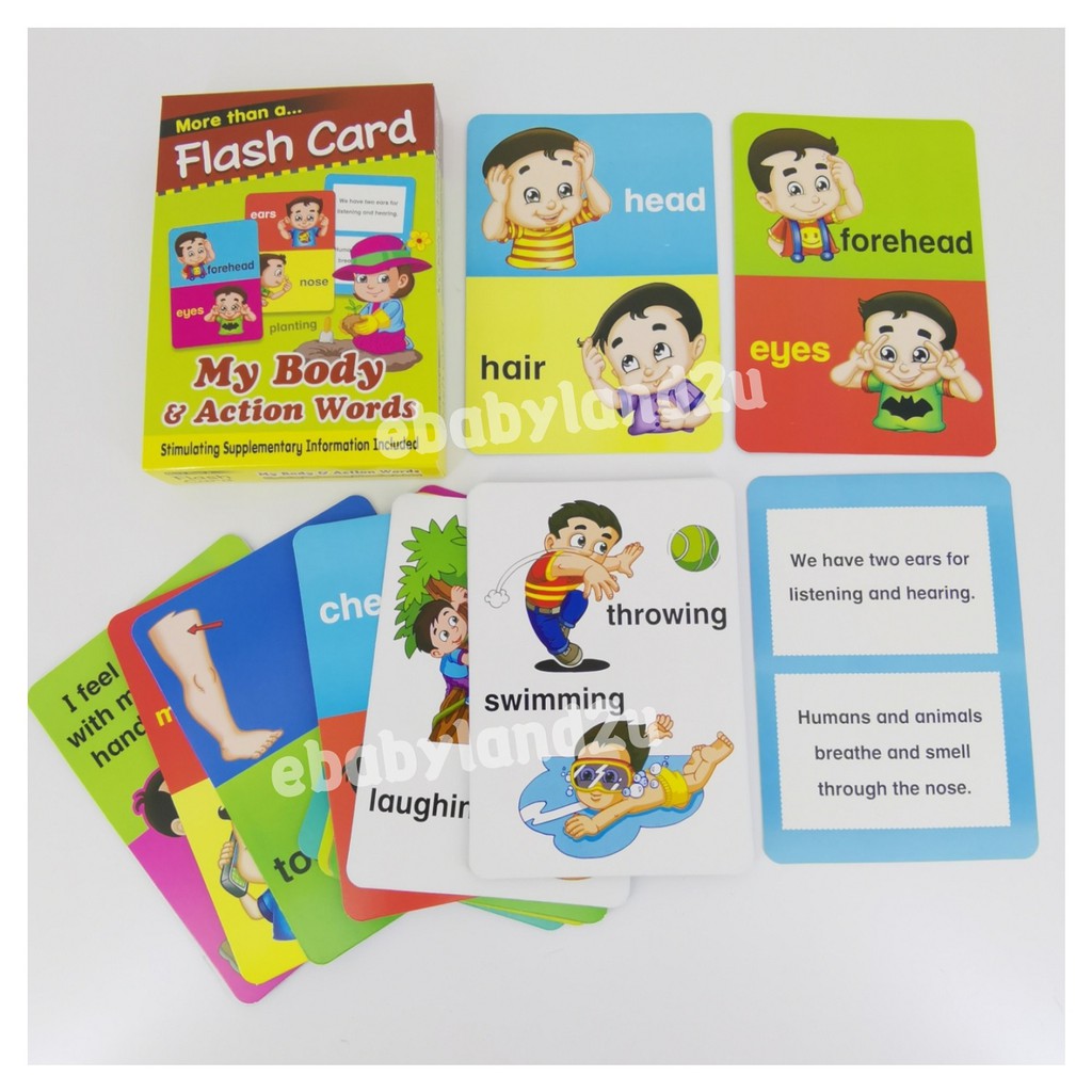 Early Learning Flash Card Vocabulary Card Kad Imbas Bahasa Melayu Suku ...