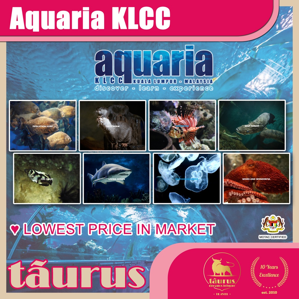 Aquaria KLCC Entrance Ticket Shopee Malaysia