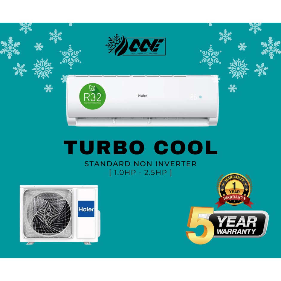 HAIER 1HP/1.5HP/2HP AIR CONDITIONER AIRCOND Shopee Malaysia