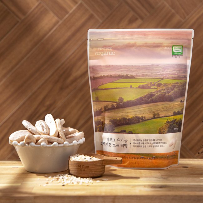 Organic Puffed 5-grain Rice Cake 40g | BeeCost