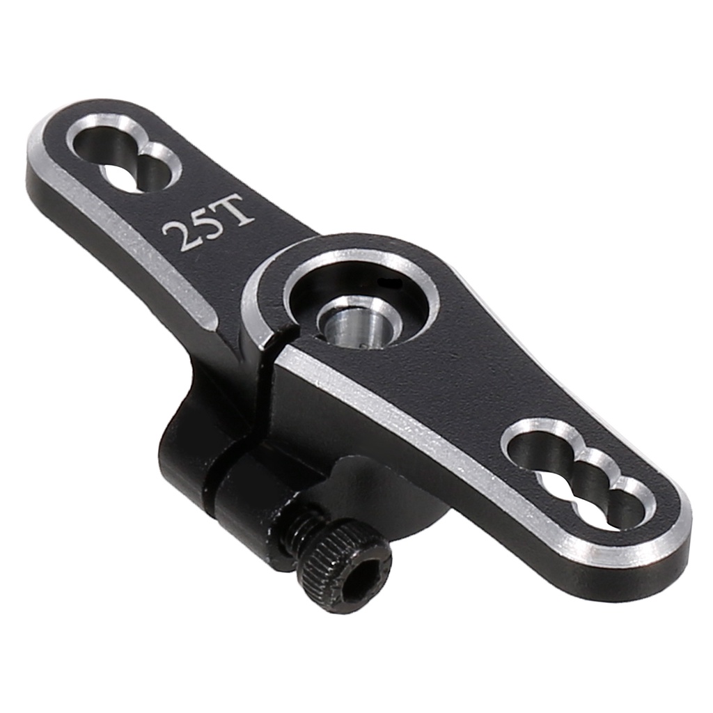 Aluminum Servo Horn 25T Steering Arms Double Head Replacement for Futaba Savox Servo HSP HD Xcore Remote Control Car