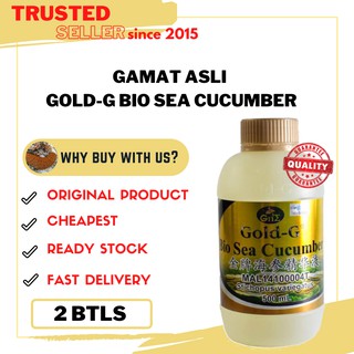 Jelly Gamat Asli Gold G Bio Sea Cucumber 5 Btls Malaysia