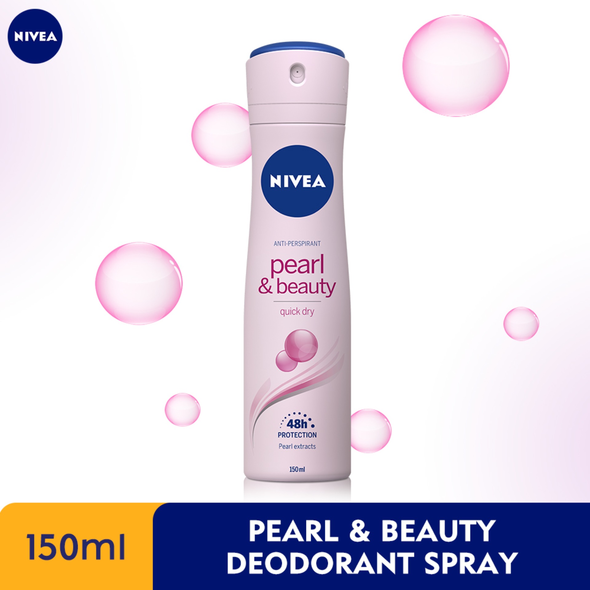 NIVEA Female Deodorant Spray - Pearl Beauty 150ml