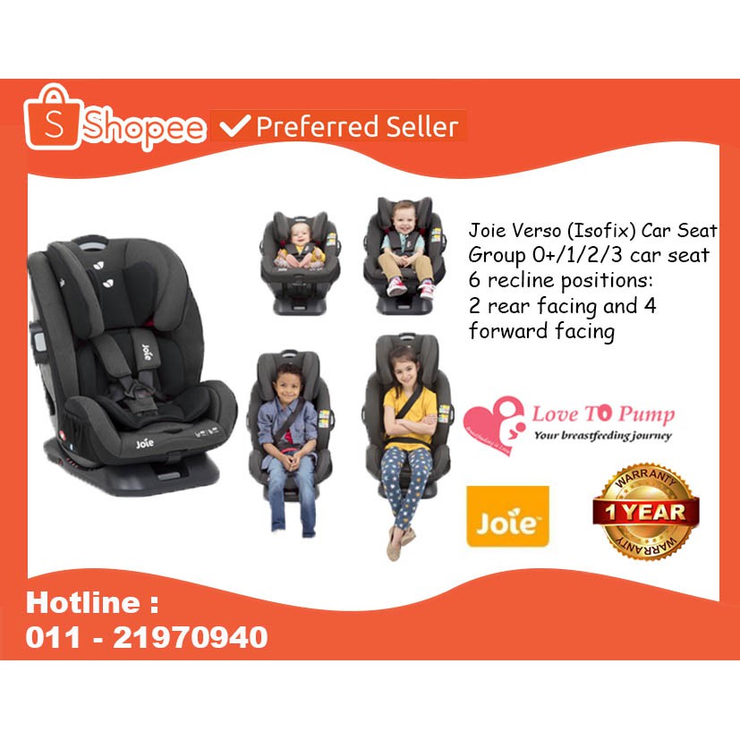 joie verso isofix