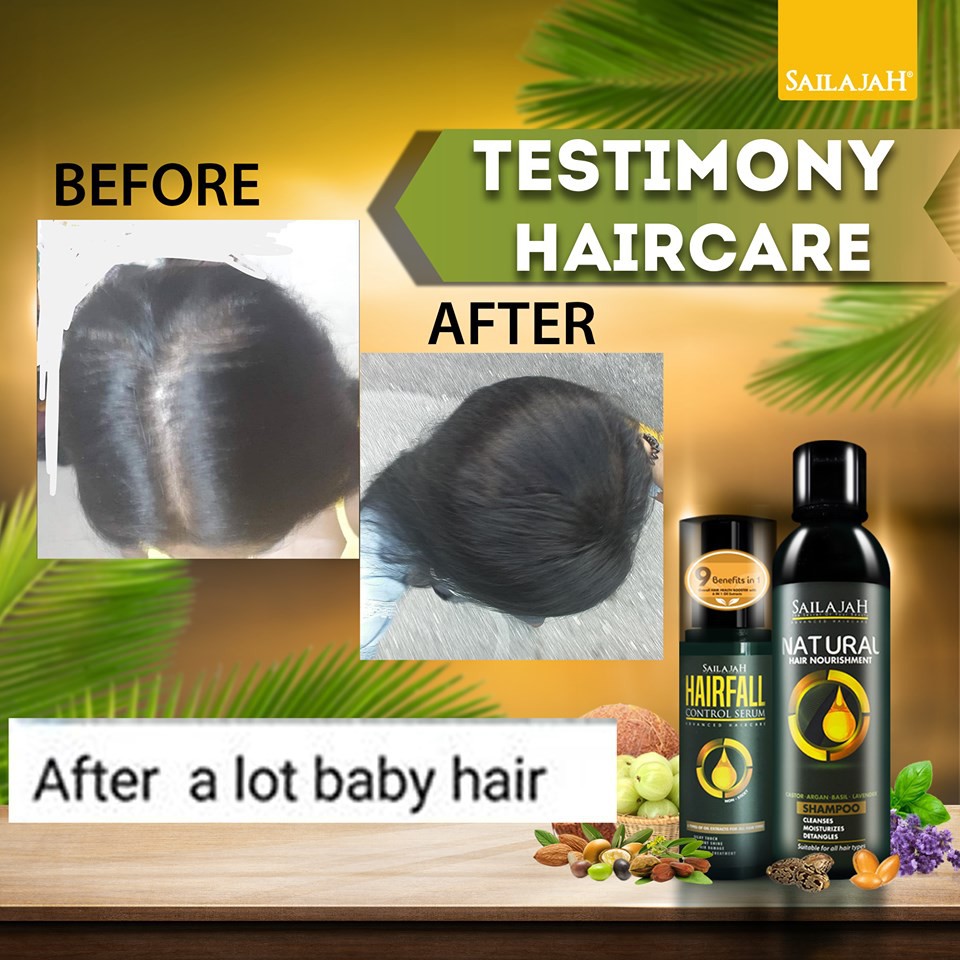 Sailajah Natural Hair Nourishment Shampoo Shopee Malaysia