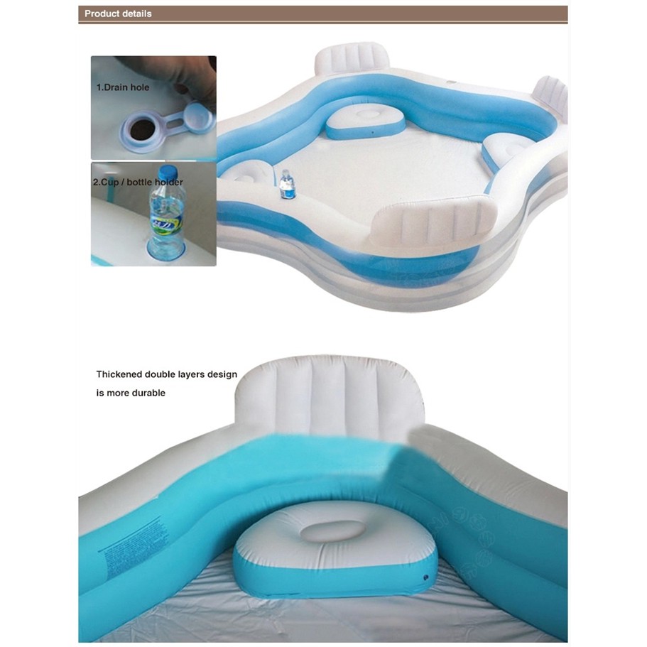 intex family pool with seats