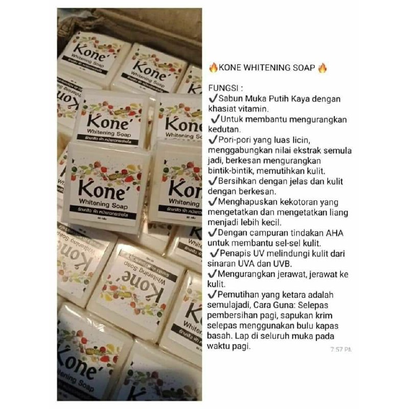 sabun kone skincare