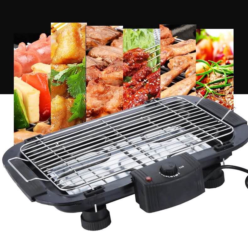 [[ FREE GIFT Electric Smokeless Grill Barbeque Korean BBQ Pan Set Alat Memasak Teppanyaki