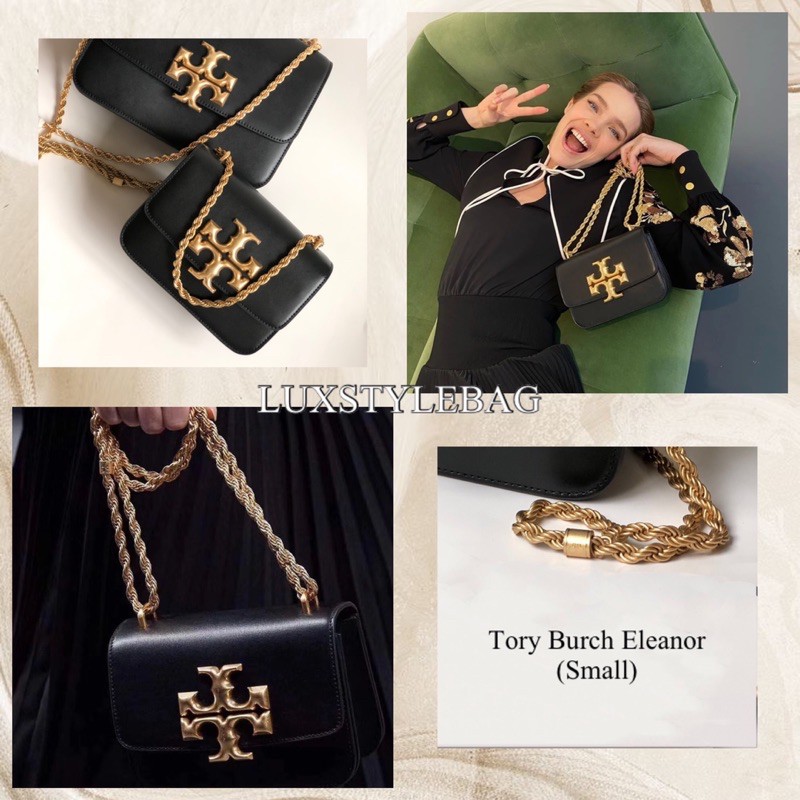 Small) 🆕 Authentic Original Tory Burch Eleanor Small Convertible Shoulder  Italian Leather Bag | Shopee Malaysia