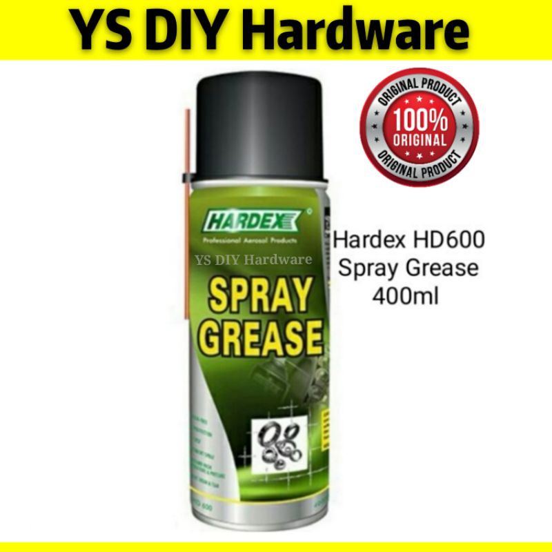 HARDEX® Spray Grease HD600 Lithium Grease 400ml Shopee Malaysia