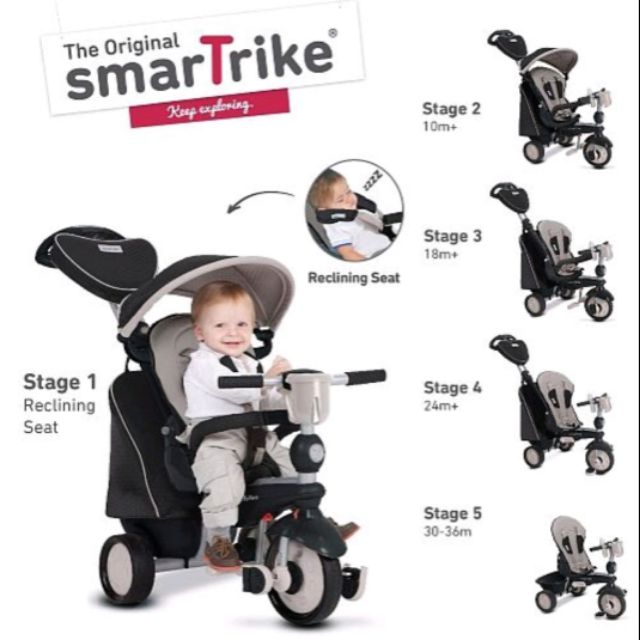 smartrike recliner infinity 5 in 1 tricycle