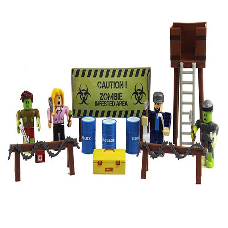 Roblox Zombie Attack Mini Toys Figures Playset Game Kids Children