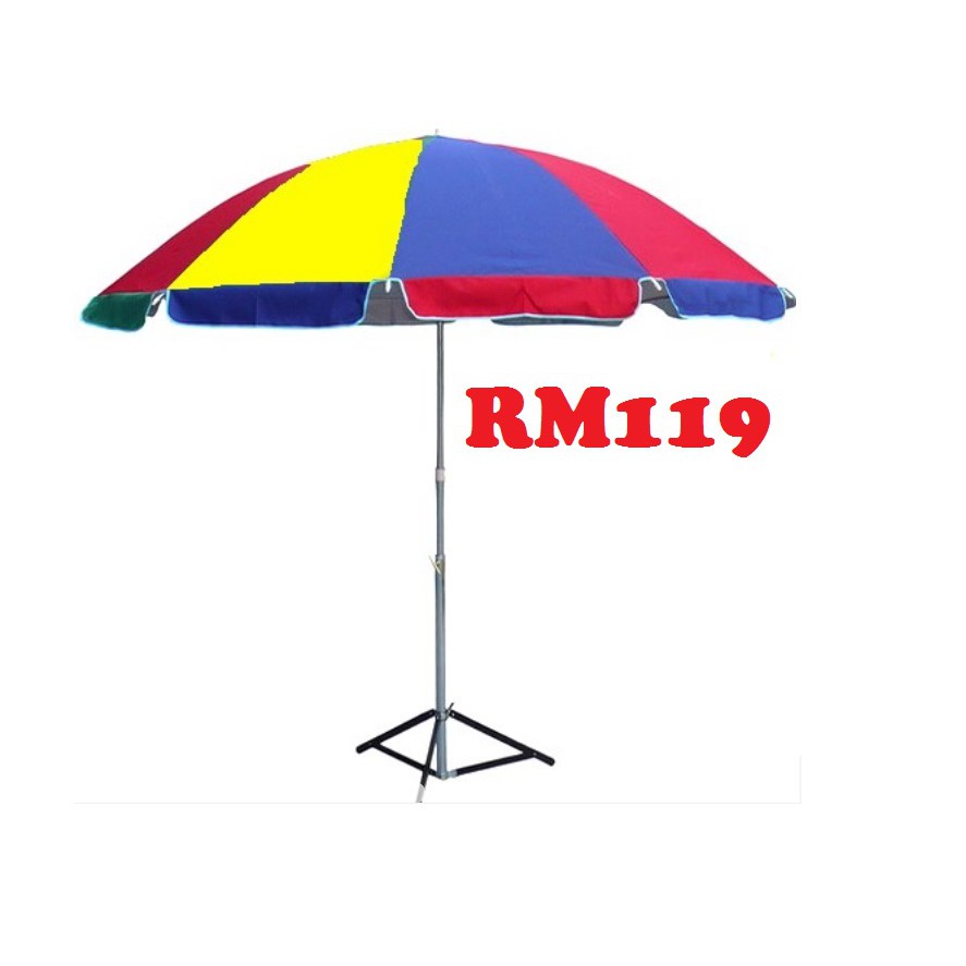 Payung Segi Bulat Pasar Malam Pancing Camping Beach Payung Segi Bulat Pasar Malam Pancing Camping Beach