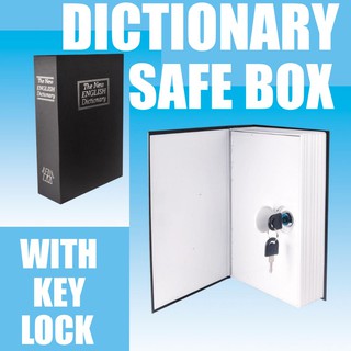 Dictionary Secret Safe Book Security Hidden Safe Box Keep your belonging in this safer zone! (Key Lock)