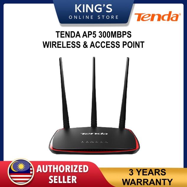 TENDA AP5 300MBPS Wireless Desktop Access Point | Shopee Malaysia