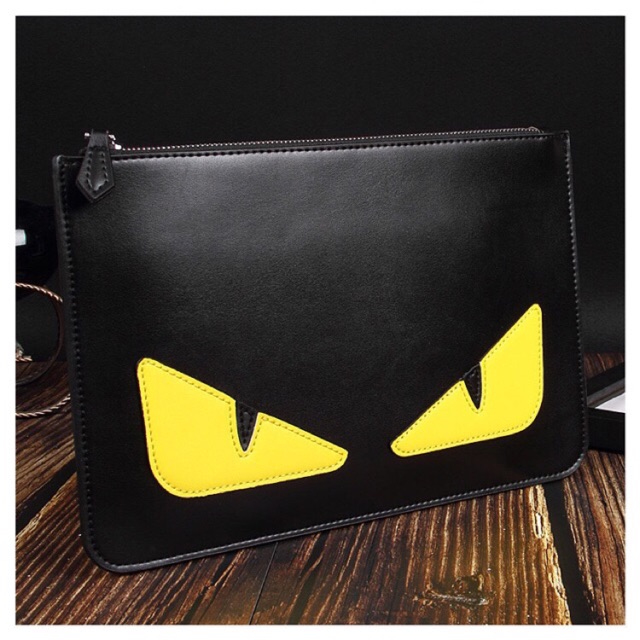 fendi clutch eyes