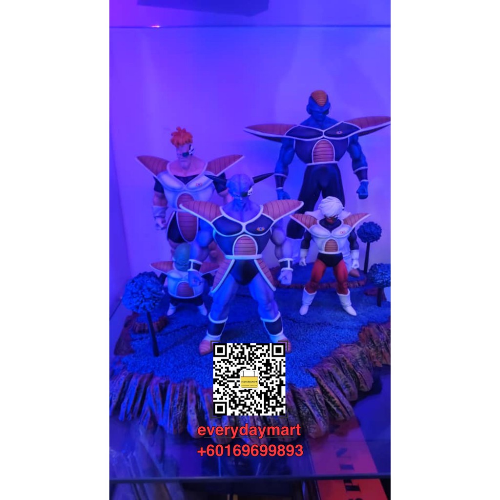 DRAGON BALLGINYU FORCE5 COLOR-CODED WARRIORS STATUES ACTION FIGURE 七龙珠❗️基纽部队❗️雕像手办