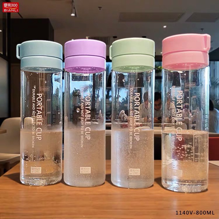 800ml New Korean Water Bottle Healthy Creative Design Water Tumbler